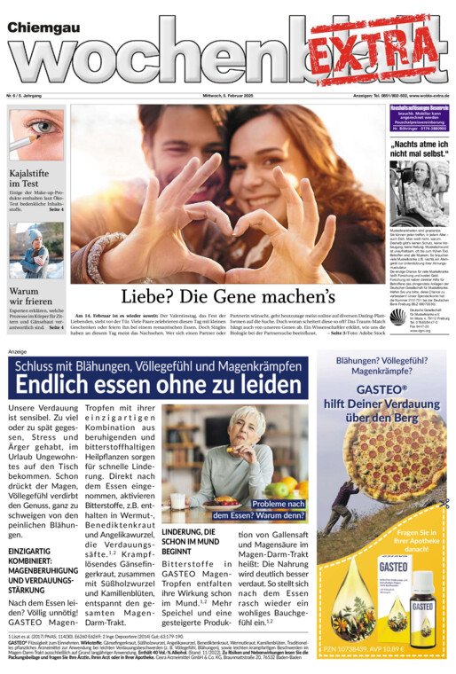 Chiemgau Wochenblatt EXTRA vom Mittwoch, 05.02.2025