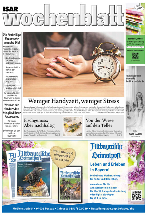 Isar Wochenblatt vom Samstag, 19.04.2025