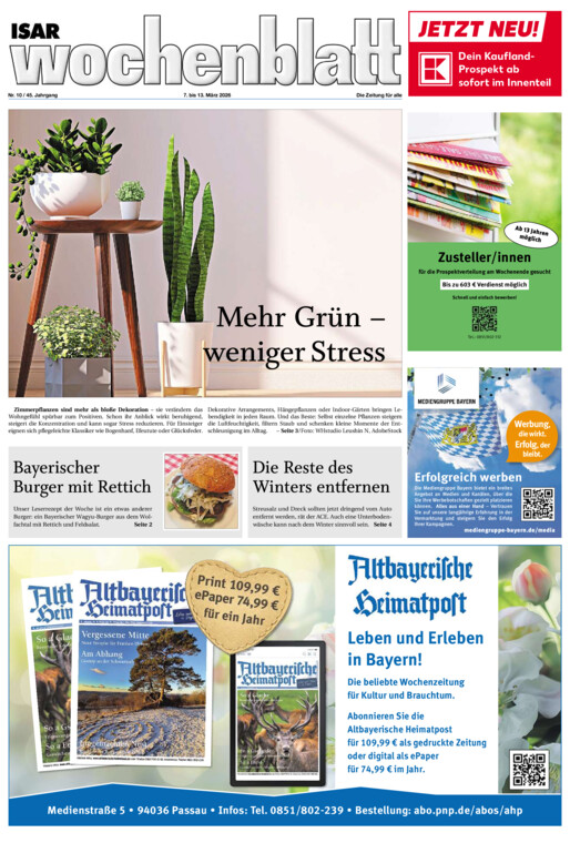 Isar Wochenblatt vom Samstag, 07.03.2026