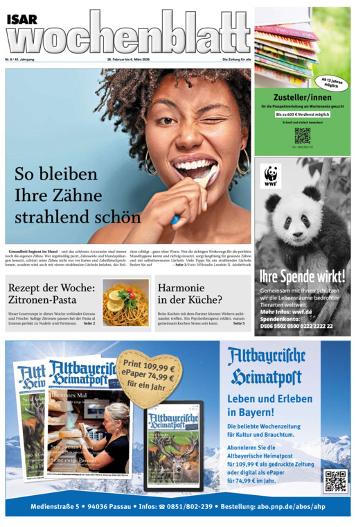Isar Wochenblatt vom Samstag, 28.02.2026