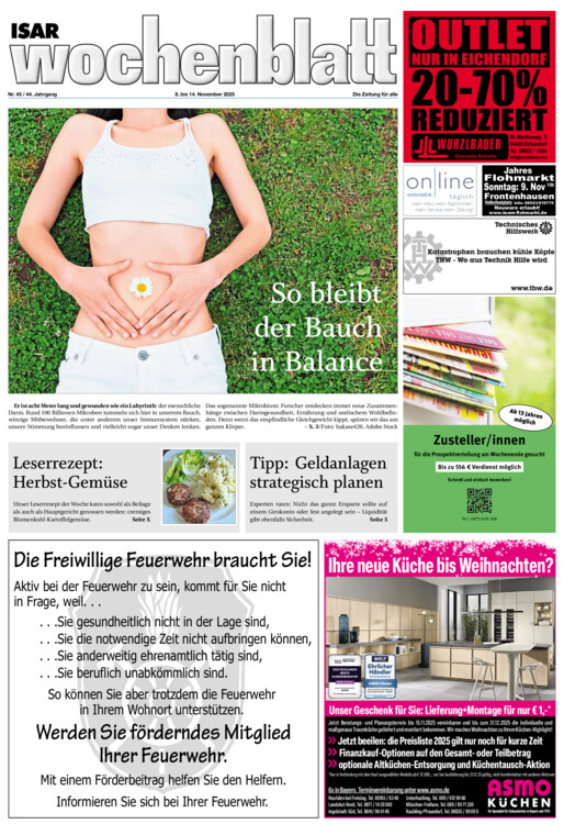 Isar Wochenblatt vom Samstag, 08.11.2025