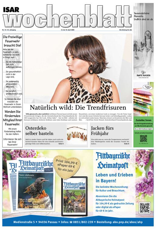 Isar Wochenblatt vom Samstag, 12.04.2025