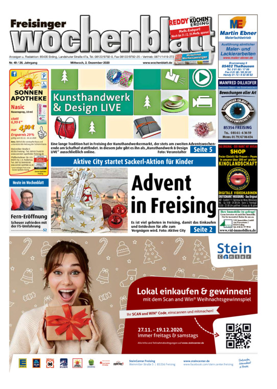 Freisinger Wochenblatt vom Mittwoch, 02.12.2020