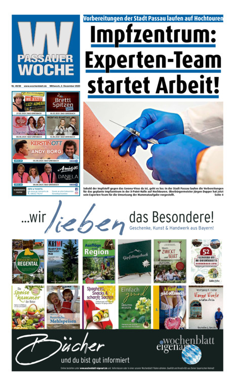 Passauer Woche vom Mittwoch, 02.12.2020